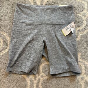 Old Navy Gray Marl Bike Shorts Bermuda NWT